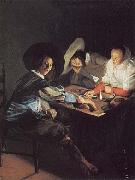 Judith leyster A Game of Tric-Trac oil painting on canvas